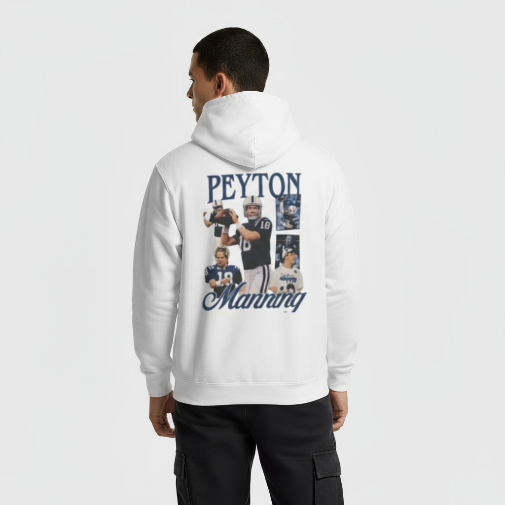 The Sheriff's Throwback: Peyton Manning Graphic Hoodie