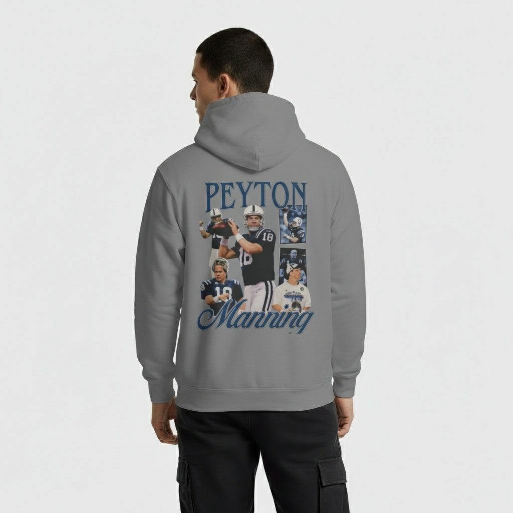 The Sheriff's Throwback: Peyton Manning Graphic Hoodie